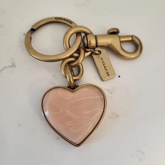 Coach Goldtone Key Ring - Picture 1 of 3